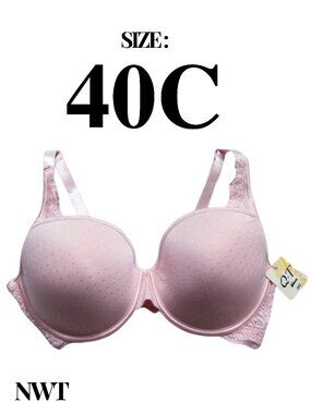 QT Intimates — NWT — Everyday Lace Underwire Bra — Size 40C